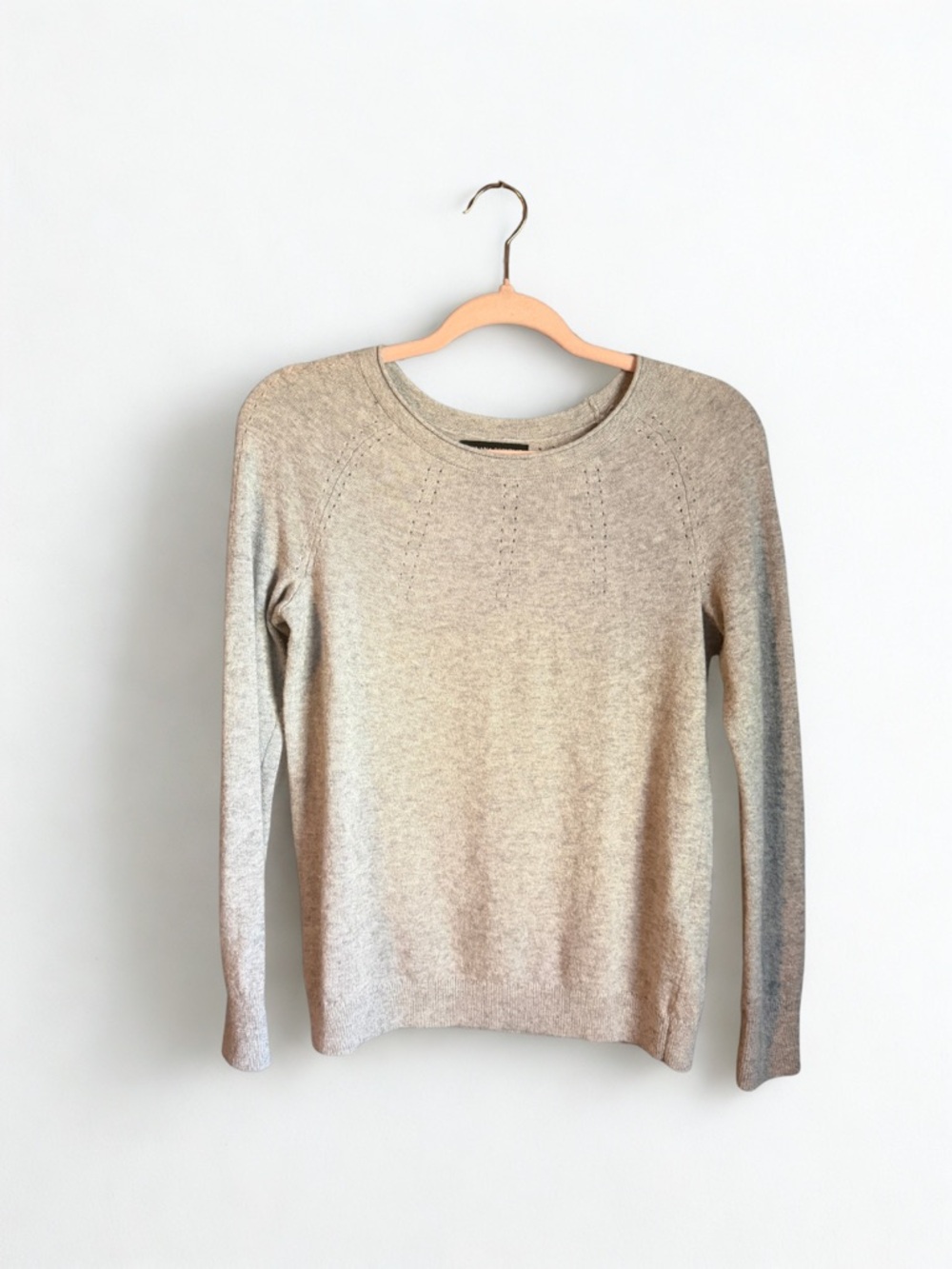 Banana Republic Heather Gray Crewneck Filpucci Sweater